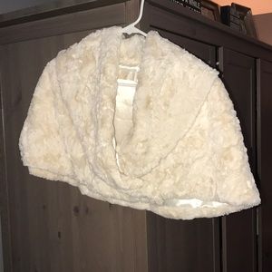 Faux Fur Shaw